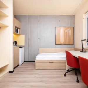 Studio dwuosobowe standard – NextDoor akademik Kraków