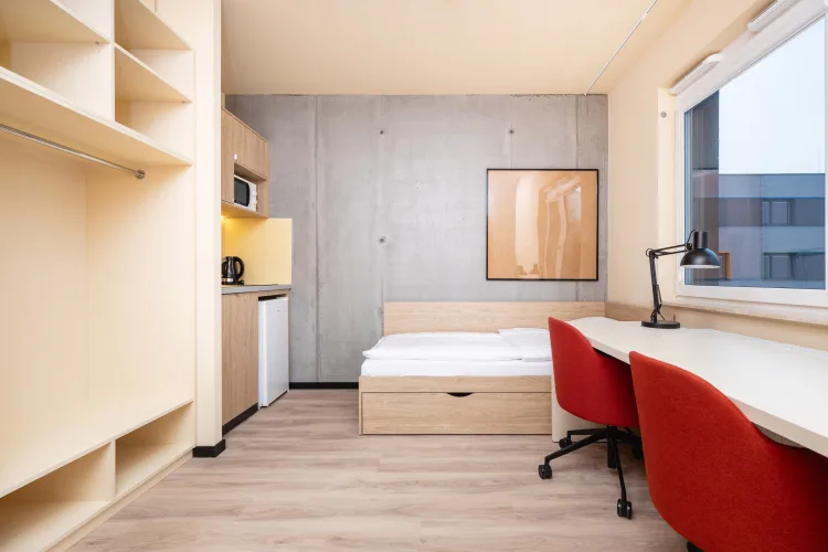 Studio dwuosobowe standard – NextDoor akademik Kraków