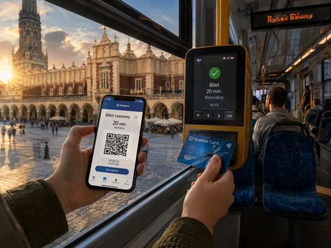 Transport w Krakowie: bilety, karty i aplikacje dla studentów